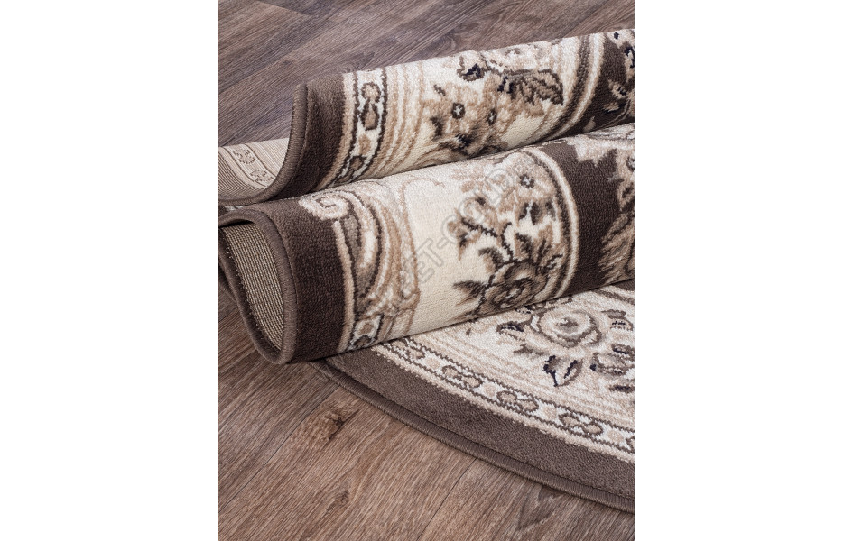 Ковер Valencia Delux 4015 - BROWN - Овал 