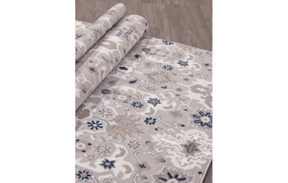 Ковер 8670 - GRAY - Прямоугольник - коллекция RICHI