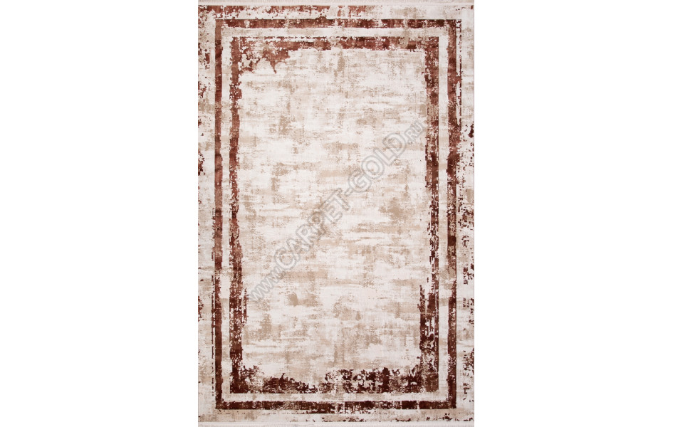 Ковер SI053K - BROWN / BROWN - Прямоугольник - коллекция LISSABON