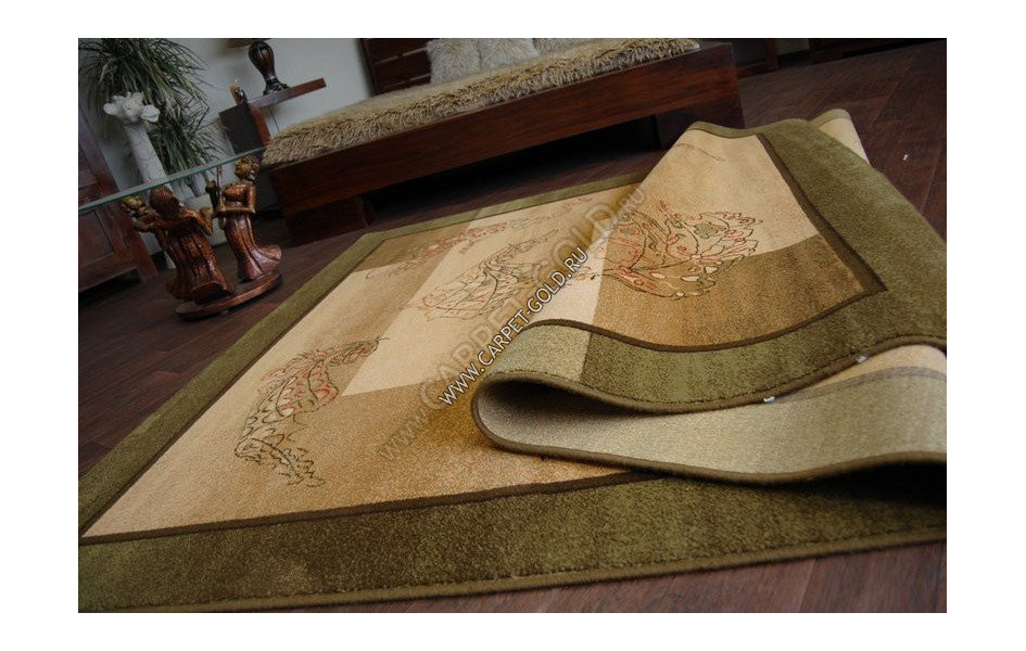 Польский шерстяной ковер ISFAHAN Adara Olive