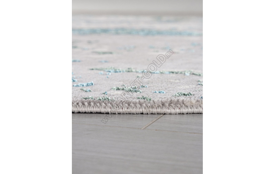 Ковер F477 - GRAY-BLUE - Овал - коллекция LIMAN