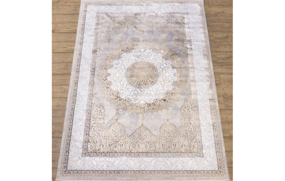 КОВРЫ ДИЗАЙН N891A ЦВЕТ WHITE / BEIGE_1 Prado