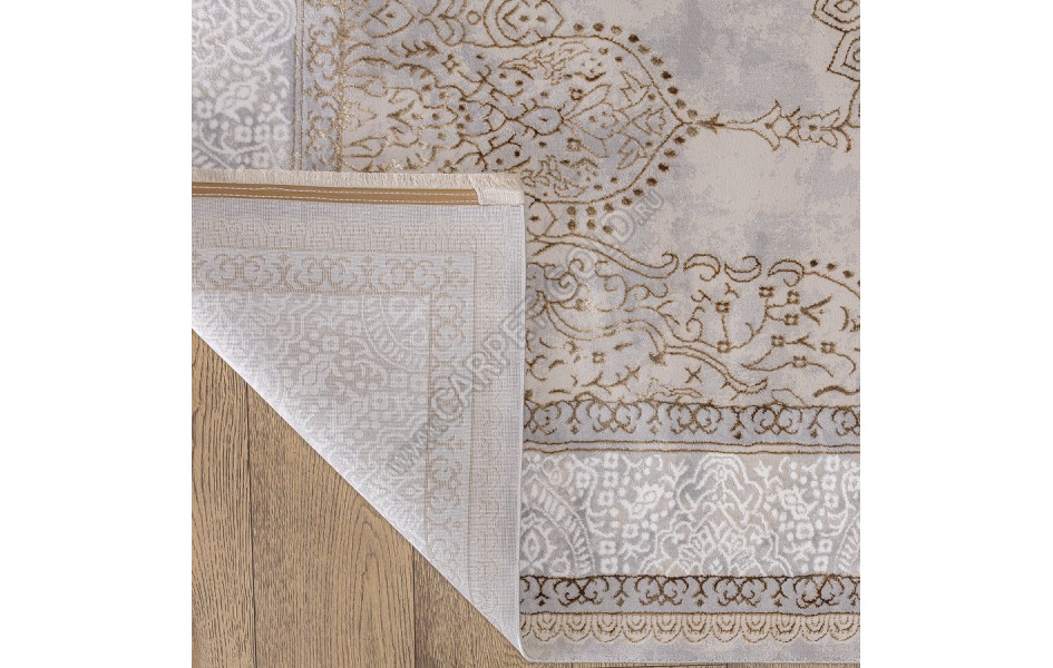 КОВРЫ ДИЗАЙН N891A ЦВЕТ WHITE / BEIGE_1 Prado