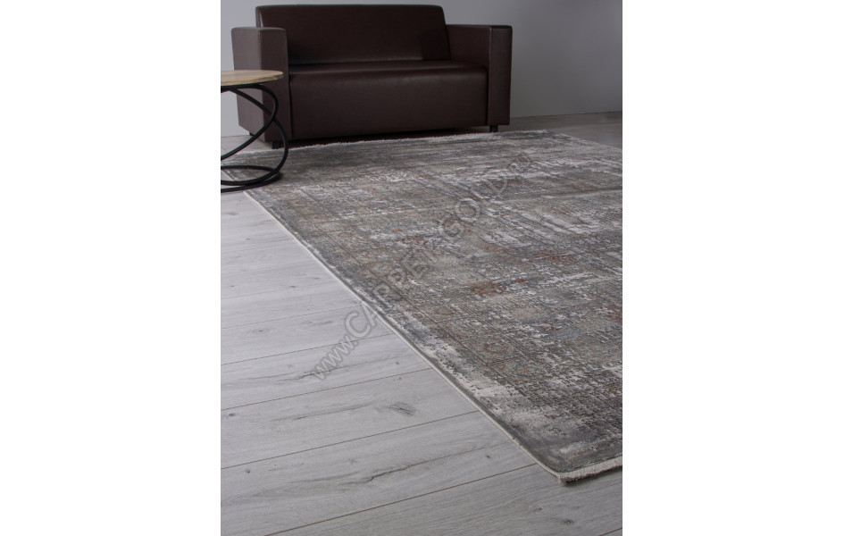 Ковер G078G2 - D.GREY / BEIGE - Прямоугольник - коллекция ROYAL