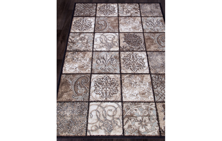 Российский ковер Valencia Delux D328 - BROWN