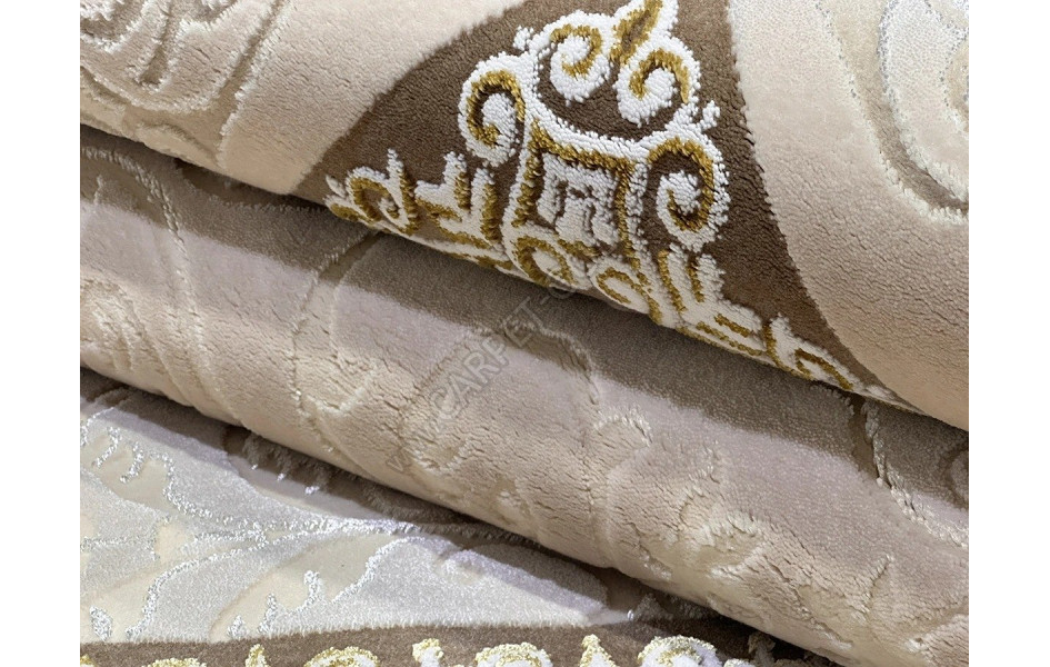 Турецкий ковер Istinia 2954A CREAM BROWN